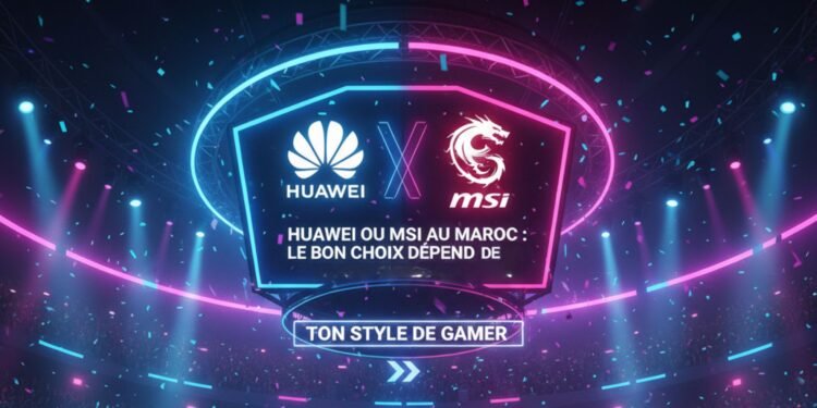 Huawei ou MSI au Maroc : le bon choix dépend surtout de ton style de game