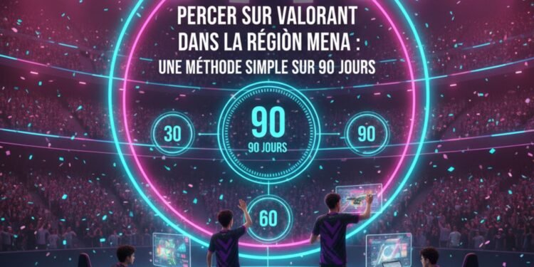 Percer sur Valorant dans la région MENA : une méthode simple sur 90 jours