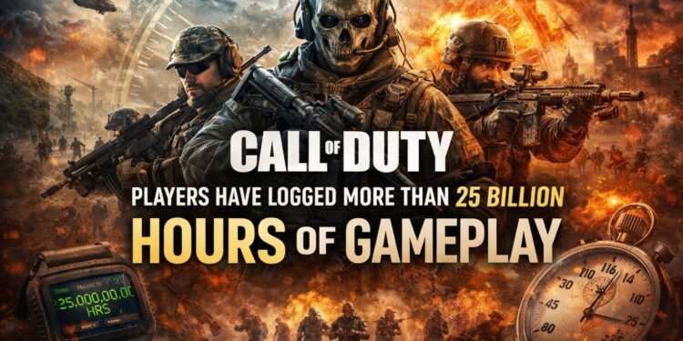 Call of Duty players have logged more than 25 Billion hours of gameplay